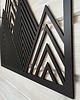 Ozdoby na ścianę Tryptyk, panele ażurowe Góry 50x150cm 6