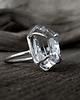 pierścionki srebrne Cristal srebrny pierścionek z diamentem herkimer 4