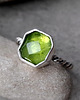 pierścionki srebrne Lemon I srebrny pierścionek z peridotem 4