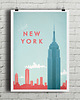 plakaty Nowy Jork - vintage plakat 50x70 cm 1