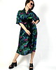 szlafroki damskie KIMONO turkus / szlafrok / kopertowa sukienka, autorski wzór 100% wiskoza 5