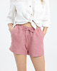 szorty damskie Lniane spodenki BLOOM dusty pink 2
