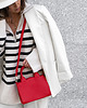 torby na ramię Czerwona torebka skórzana - Glam Bag 6