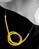 kolczyki wire wrapping Supeł - minimalistyczny naszyjnik 2