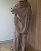 koszule damskie  Koszula Calm oversize Taupe 4