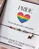 bransoletki na sznurku Kolorowa bransoletka PRIDE z kamieni naturalnych 1