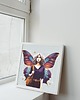 grafiki i ilustracje Plakat Butterfly Lady 30cm X 30cm 1