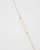 bransoletki złote 16k Gold Plated Bar Bracelet 2