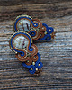 kolczyki soutache Kolczyki sutasz z jaspisem obrazkowym 3