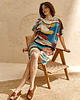 sukienki midi damskie Sukienka abstrakcyjny druk 8