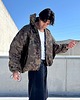 płaszcze i kurtki męskie Kurtka typu bomber collar oversize camo męska 2