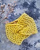 opaski do włosów WOOLY opaska twist miodowa 2