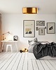 plafony Industrialny plafon LED z miedzianym abażurem o średnicy 60 cm DUBAJ MIRROR 2