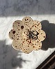 pojemniki na biżuterię Ceramiczna Miseczka Kwiat na Biżuterię Handmade Miseczka w Brązowe Ciapki 1
