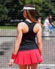 spódnice mini Spódniczka biegowa z kieszonkami - LADY IN RED 1