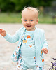 spodnie dla niemowlaka Spodnie niemowlęce MORSKIE ZWIERZĄTKA z bawełny organicznej dla chłopca 1