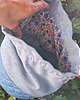 torebki różne Kosmetyczka worek mały "kwiatki i jeans" 3