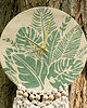 zegary Ceramiczny zegar ścienny z makramą handmade motyw botaniczny 2
