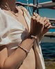 bransoletki z kamieni naturalnych Bransoletka z Amazonitów Chalcedonów i Pereł 1