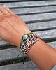 bransoletki wire wrapping Labradoryt na lato   - bransoletka sznurkowa 2