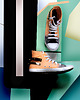 sneakersy damskie Ombre peach sneakers / trampki / ćwieki 2