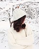 czapki damskie Zimowa czapka  handmade  beanie melanż 3