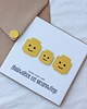 kartki scrapbooking Klocki - żółte ludziki. Kartka z okazji narodzin dziecka 5