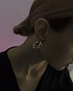 kolczyki srebrne Kolczyki ECLISS Double Hoops -SILVER 1