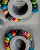 korale Boho style naszyjnik bajecznie kolorowy Optymistyczny prezent  handmade 8