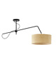 lampy wiszące Czarna lampa sufitowa na wysięgniku w stylu boho RIO BOHO 1