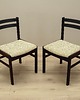 krzesła Komplet dwóch krzeseł palisandrowych, duński design, lata 70, Dania 1