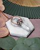 wisiory Miedziany wisior amulet z kwarcem i ametystem #34 2