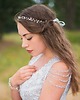 Ślubne ozdoby do włosów Biżuteryjny wianek ślubny Alla 2