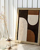 plakaty Brązowa abstrakcja v1 - plakat/ilustracja 4