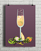plakaty Wino Spumante - plakat art giclee 2