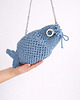 plecaki Makramowa torba ryba handmade 3