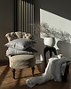 poduszki gładkie Poduszka z Miękkiego  Lnu Stonewashed - Light Grey 1