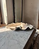 pojemniki na biżuterię Rzeźbiarska Muszla Ceramiczna XL Tacka na Biżuterię i Klucze Pearl White 3