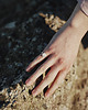 pierścionki srebrne LABEL/ satin SILVER RING 2