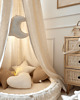 namioty i tipi dla dzieci Baldachim Boho Twist fi50 Naturalny 2