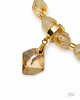 komplet biżuterii Unikatowy Komplet Biżuterii Swarovski Golden Shadow (Srebro Pozłacane ) 5