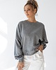 bluza bez kaptura damska Bluza Iconic Szary Melanż 2