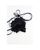 broszki Granatowy jedwabny choker 3