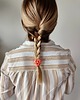gumki do włosów Gumka jedwabna, scrunchie, frotka sweet apricot MINI 4