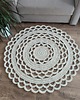 dywany Dywan okrągły ze sznurka bawełnianego szydełkowy 100cm 4