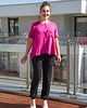 bluzki kimonowe damskie KOSZULOVE bluzka oversize z kieszonką 2