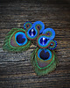 kolczyki soutache Peacock Eye-kolczyki soutache 4