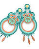 kolczyki soutache Słoneczne boho kolczyki 5 3