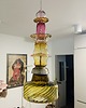 lampy wiszące Lampa wisząca szklana artdeco prl vintage retro Amber Glow 6