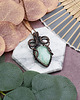 wisiory Miedziany wisiorek wire wrapping z amazonitem #530 3